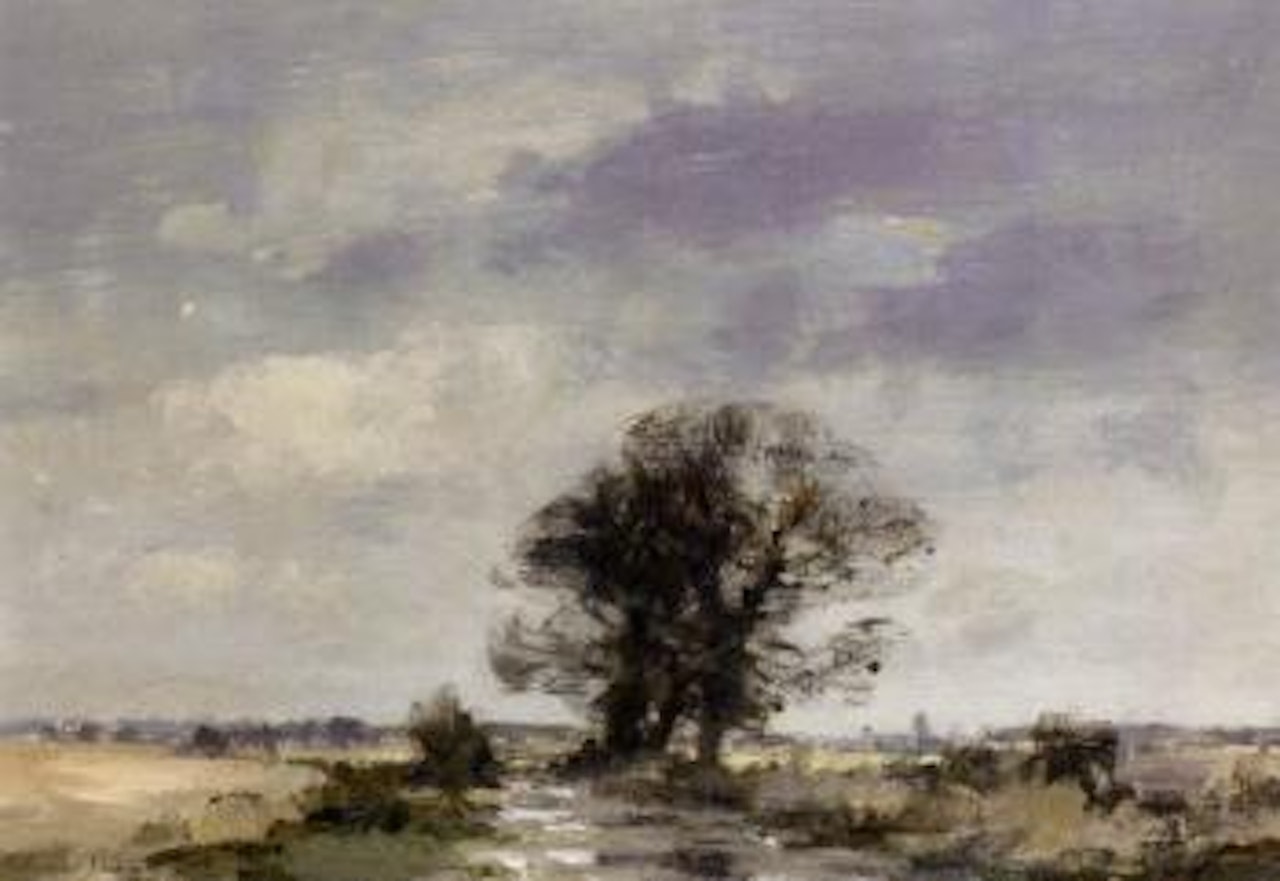 Marsh lake after the rain by Edward Seago