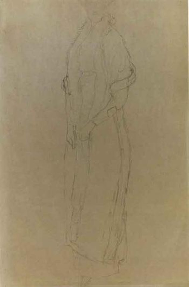 Study of portrait of Adele Bloch-Bauer by Gustav Klimt