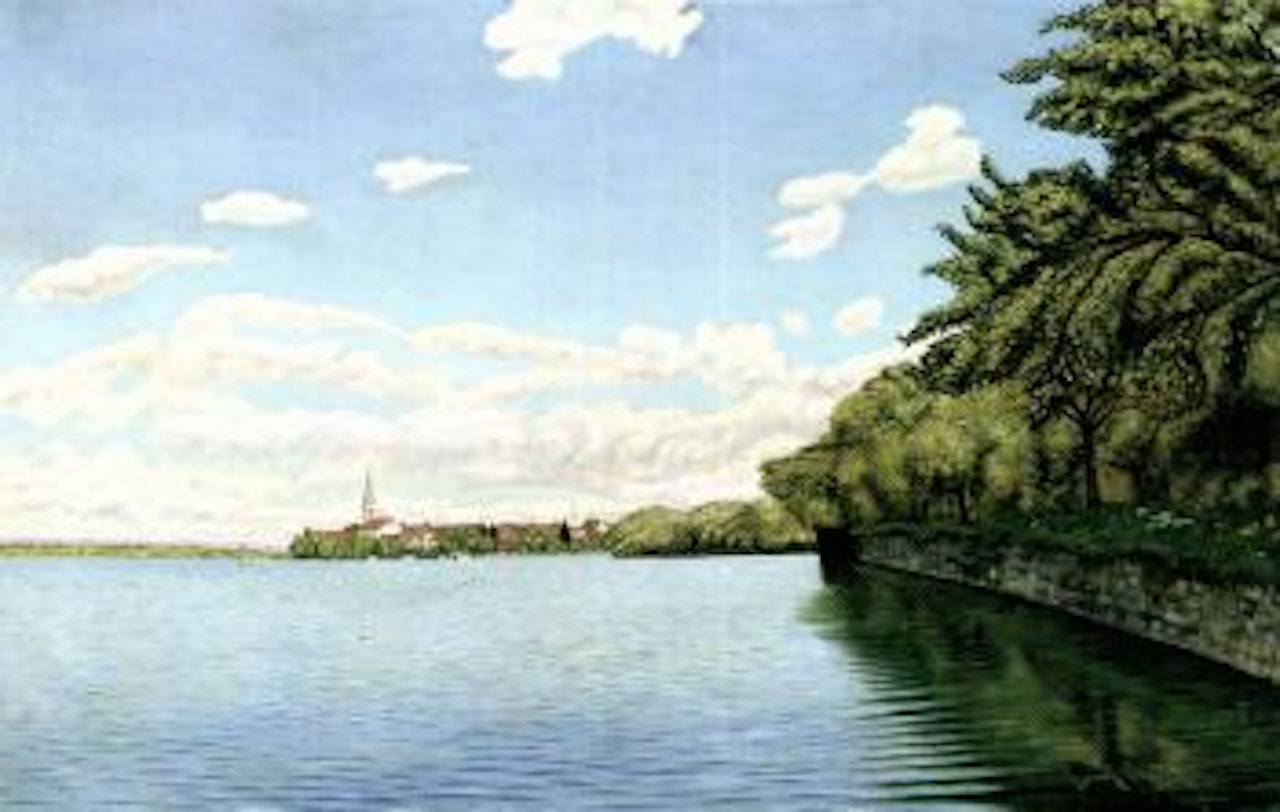 Sommertag am Untersee - Summer day by Untersee by Adolf Dietrich