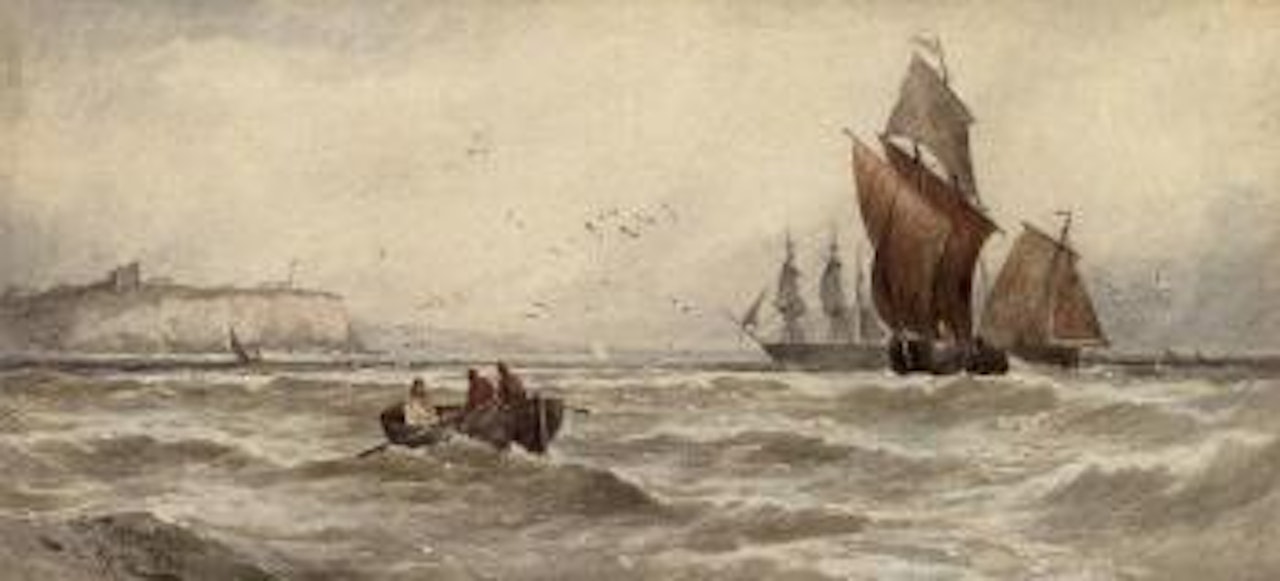 Off Tynemouth by Thomas Bush Hardy