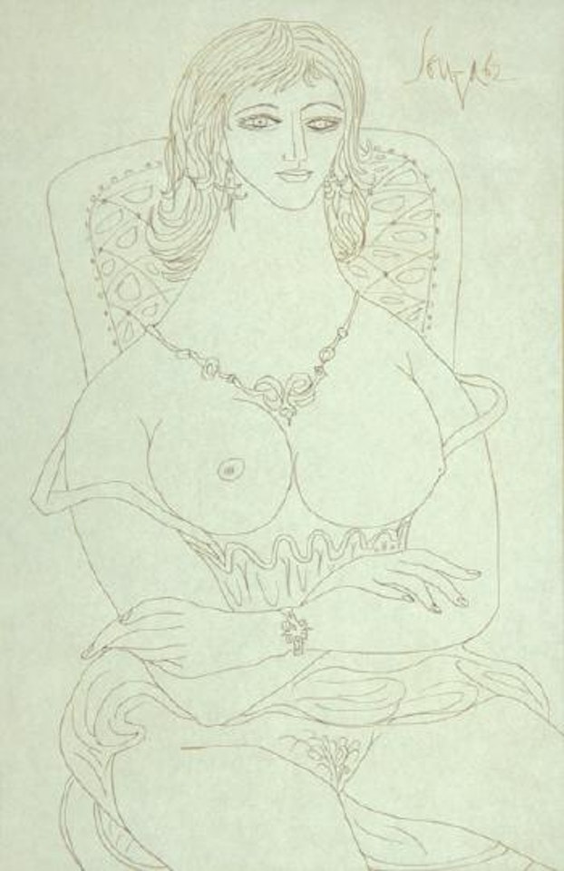 Female nude by Francis Newton Souza