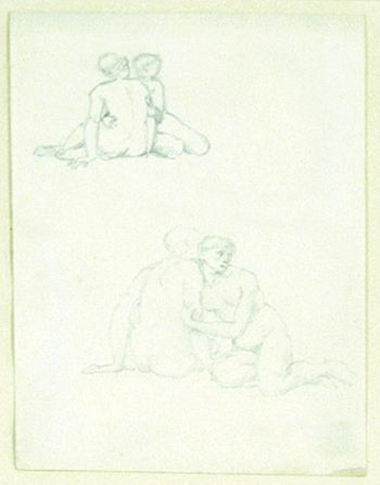 Female studies by Edward Coley Burne-Jones