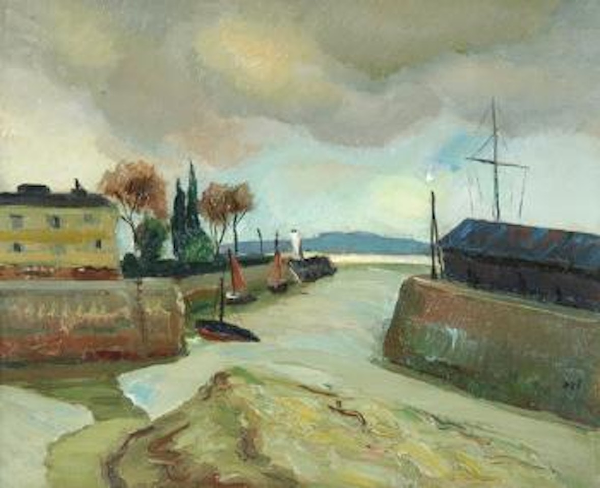 Bassin de Honfleur by Marcel Dyf