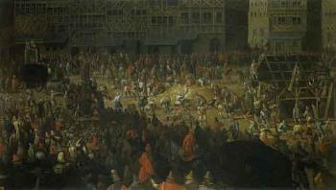 La fete paysanne by Italian School