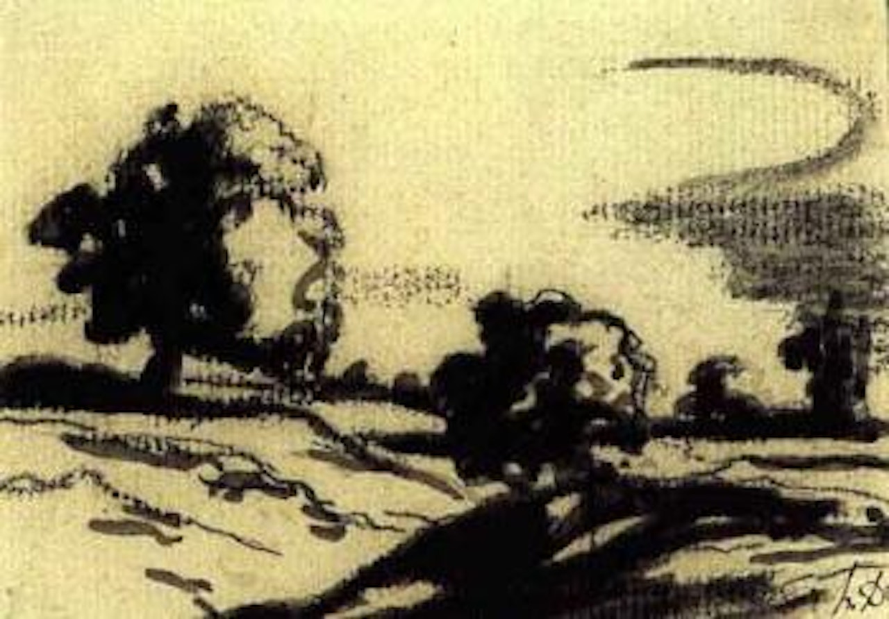 Paysage by Honoré Daumier