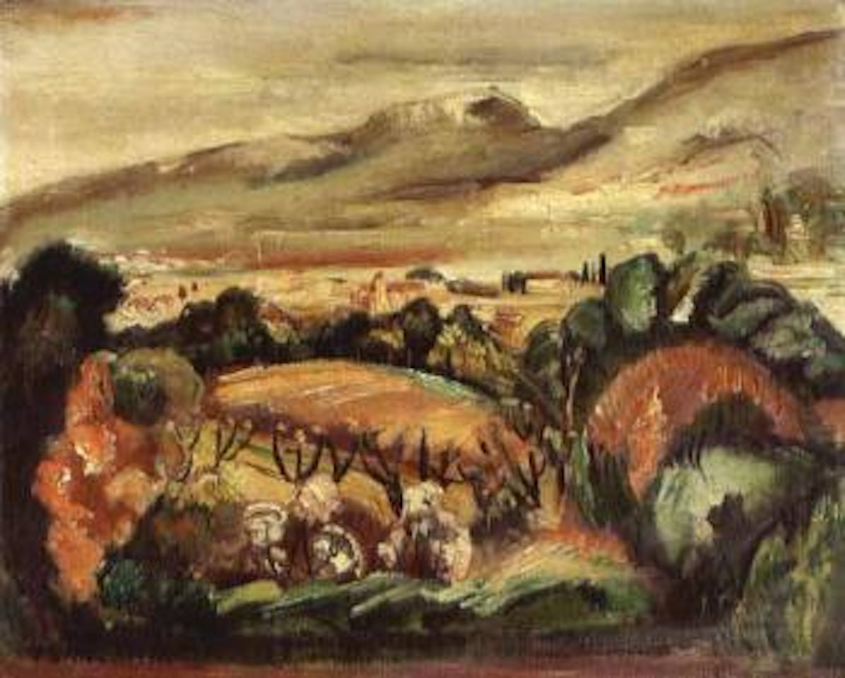 Vue de port de Toulon by Othon Friesz