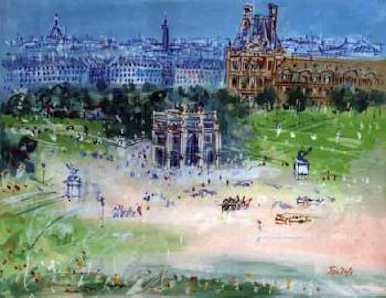 Paris, Arc de Triomphe by Jean Dufy