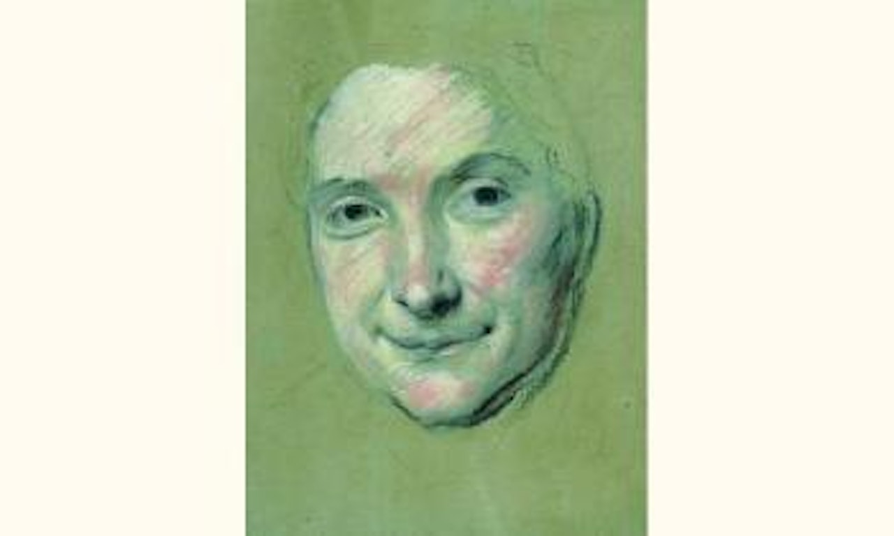 Masque d'une inconnue by Maurice Quentin de la Tour