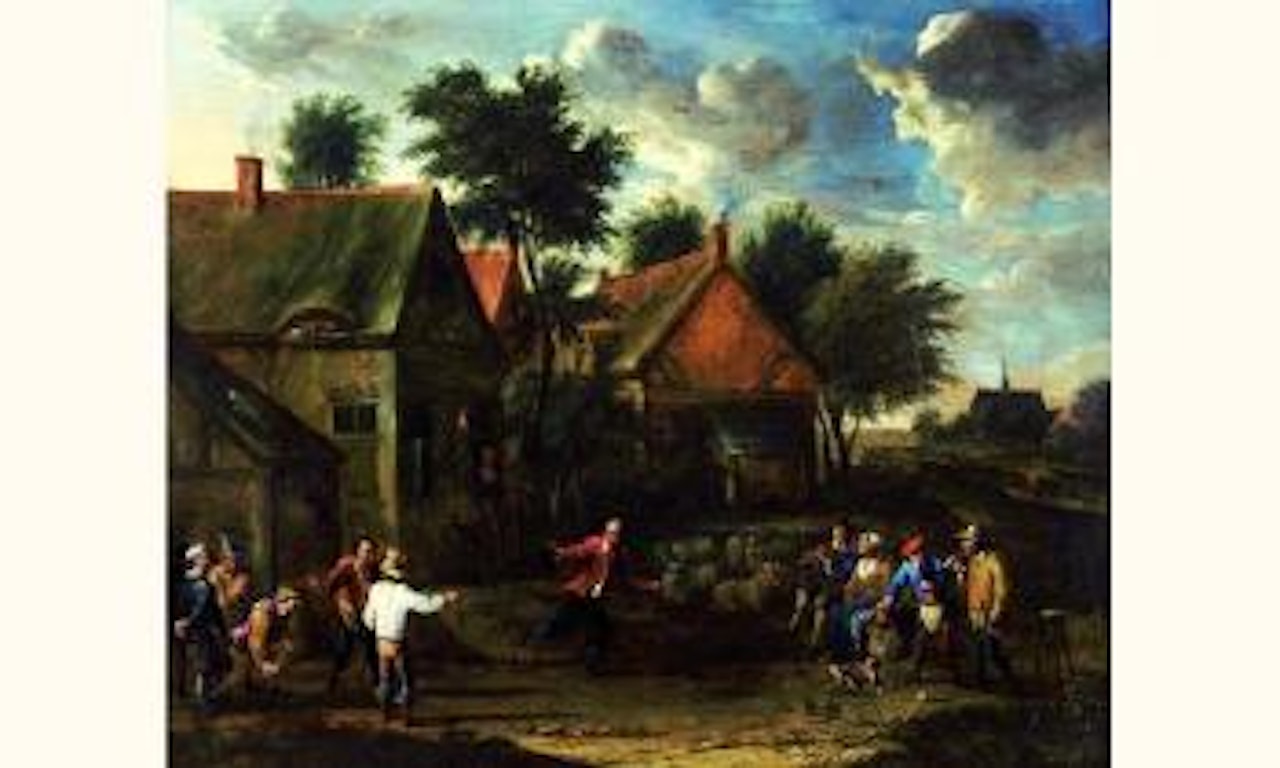 Peasants merry making by David Teniers II