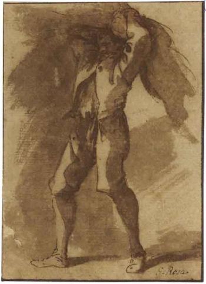 Study of youth by Salvator Rosa