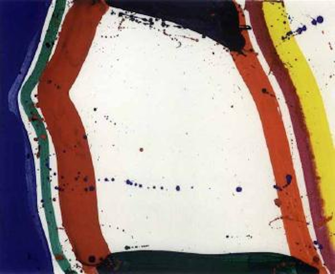 Untitled - composition by Sam Francis