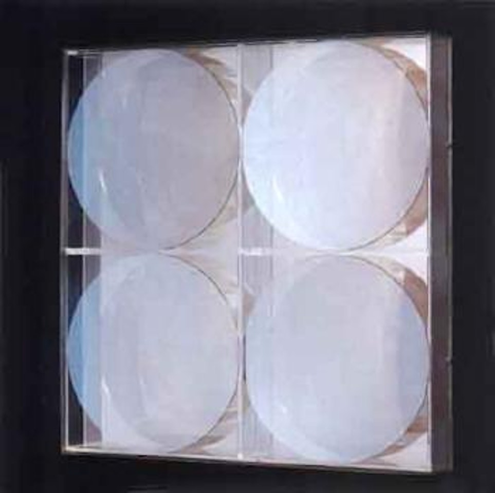 Mirror object by Adolf Luther