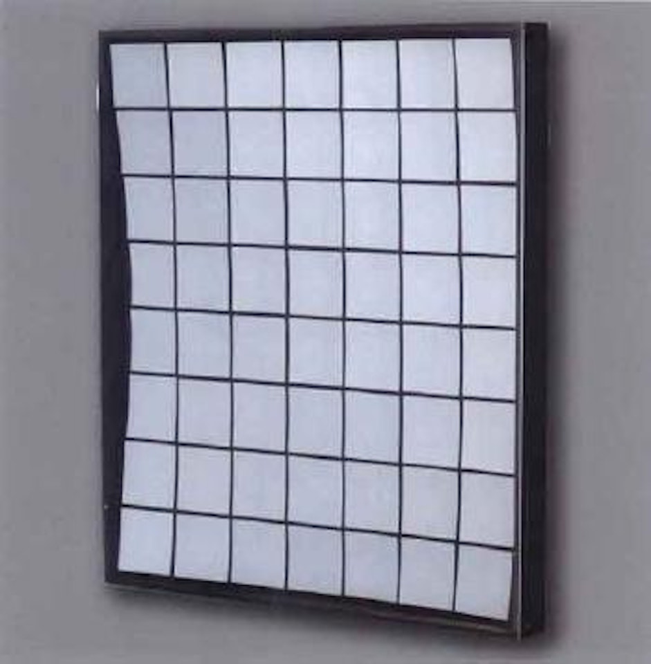 Mirror object by Adolf Luther