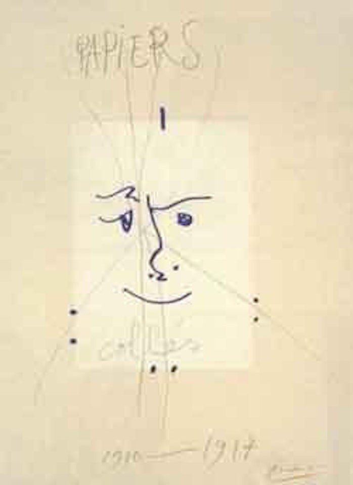 Papiers colles by Pablo Picasso