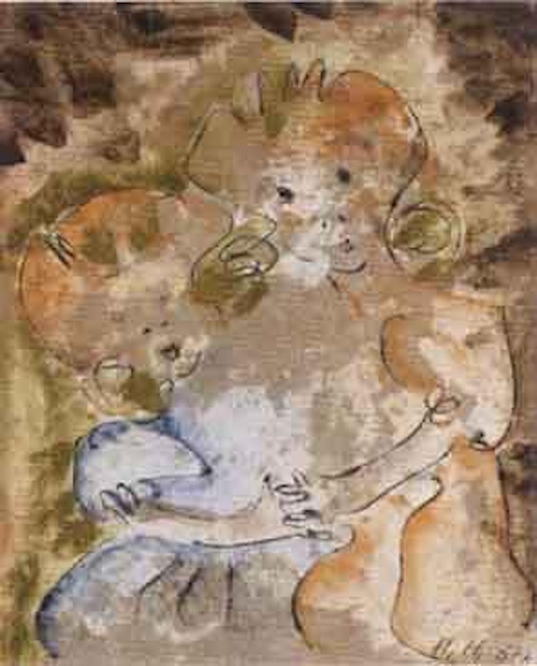 The blue dress by Hannah Höch