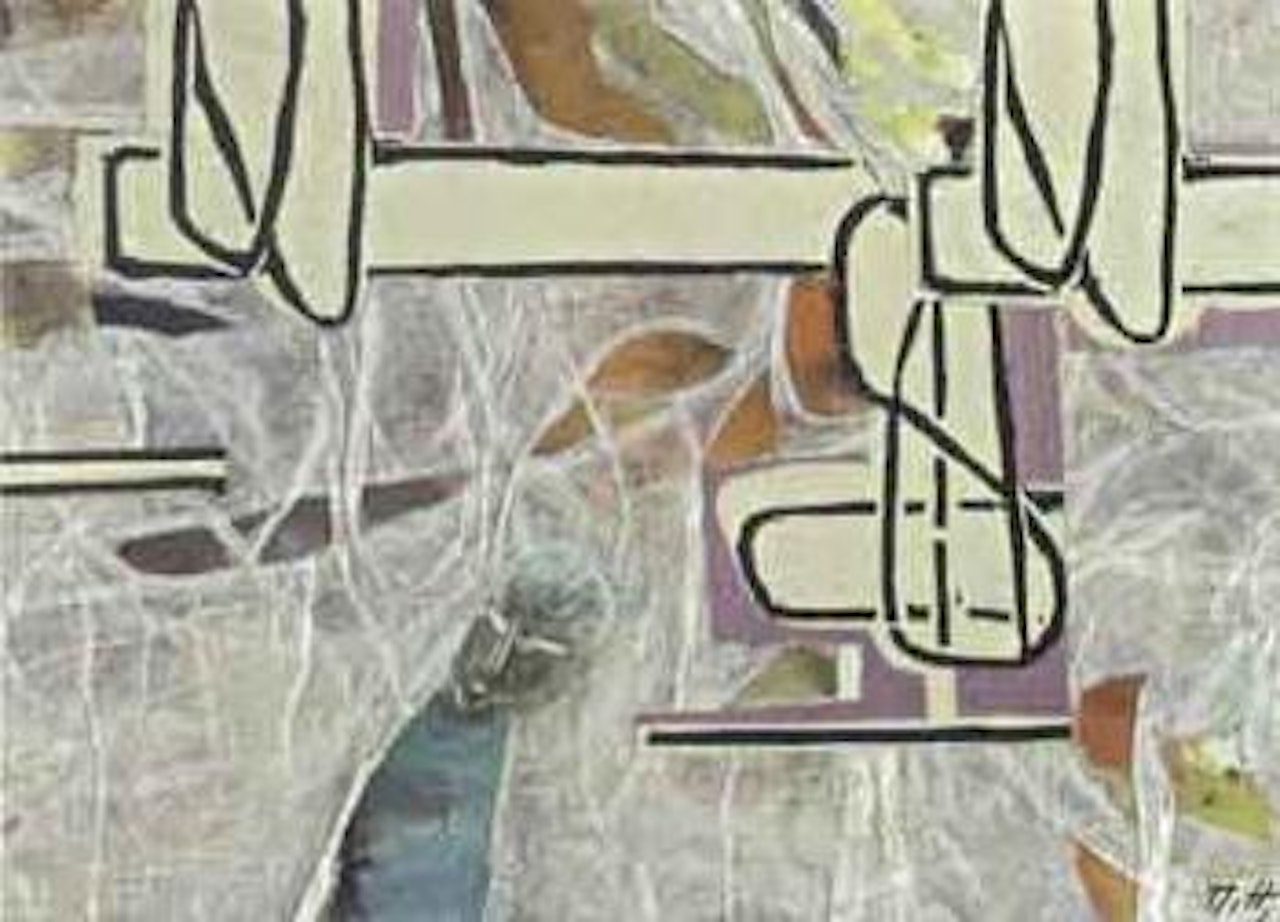 Collage in white by Hannah Höch