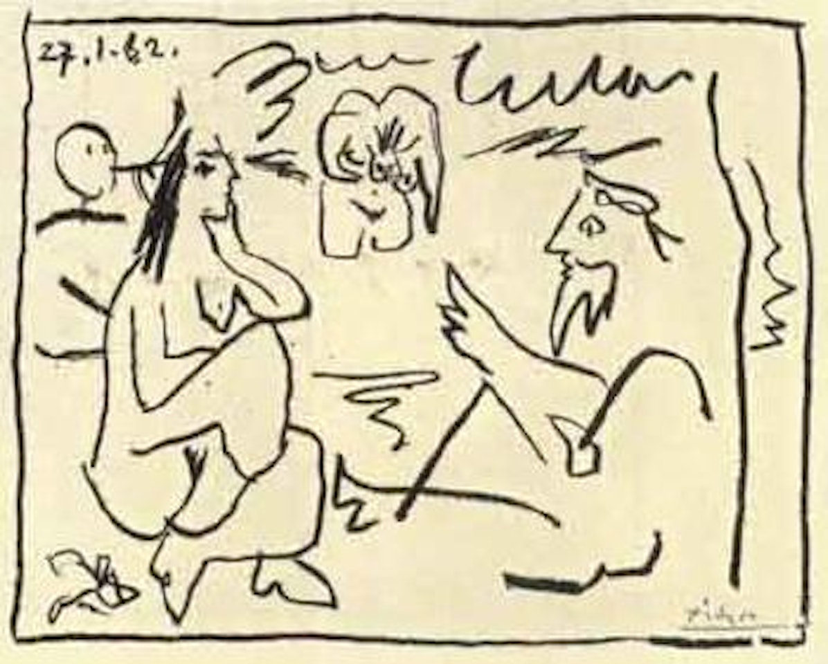 Le dejuener sur l'herbe by Pablo Picasso