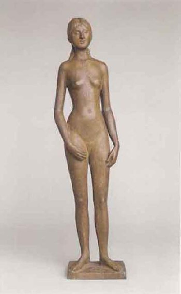 Girl with plaits by Gerhard Marcks