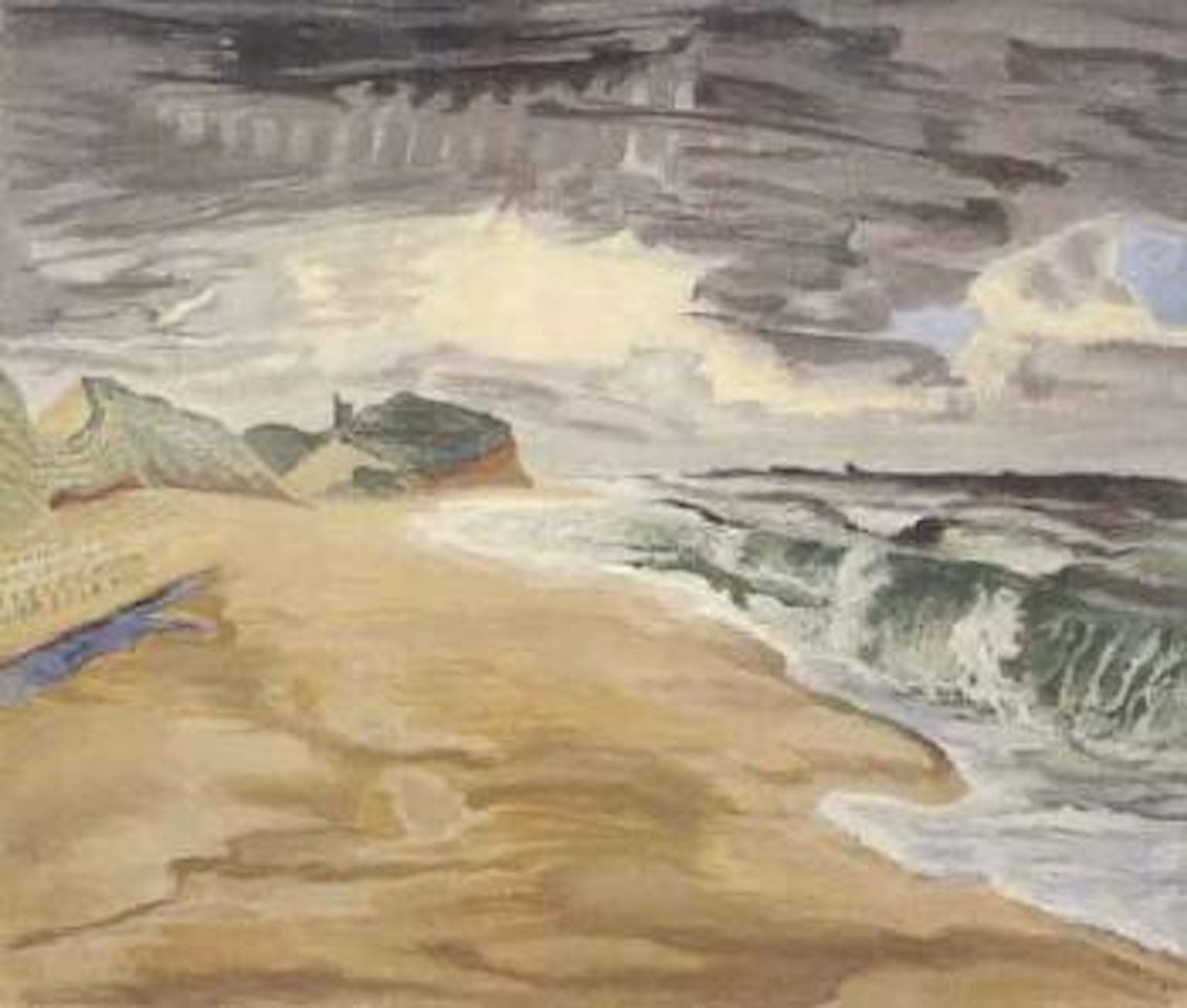 Coastal landscape near Kampen by Erich Heckel