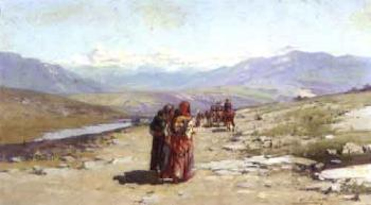Travellers in the mountains by Richard Karlovich Zommer