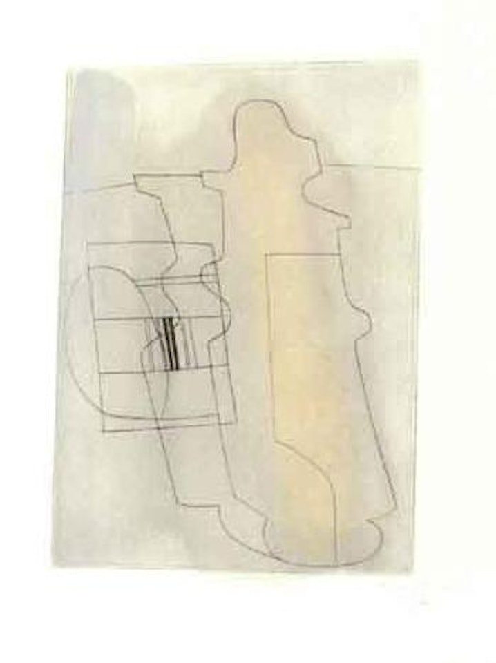 Glasstopped bottle by Ben Nicholson, O.M.