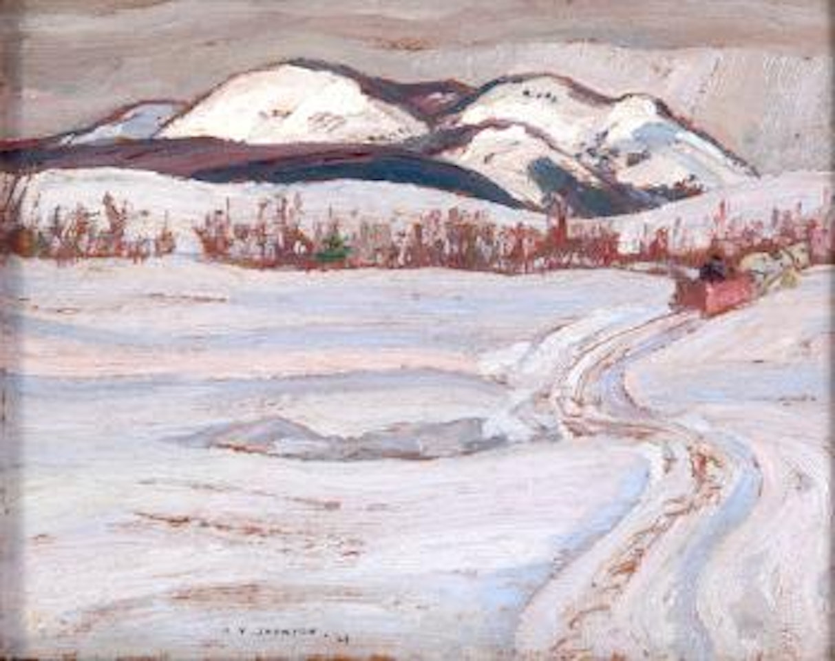 Winter pond by Alexander Young Jackson