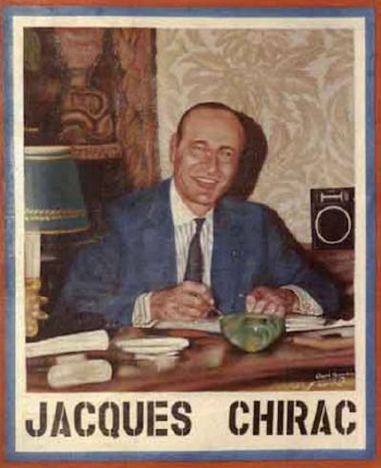 Jacques Chirac by Chéri Samba