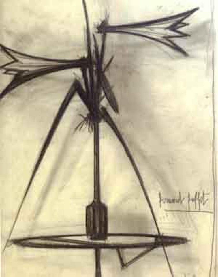 Lys dans un vase de Galle by Bernard Buffet