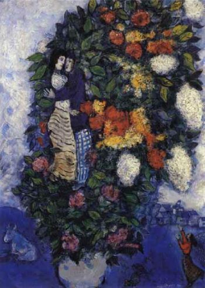 Bouquet de fleurs by Marc Chagall