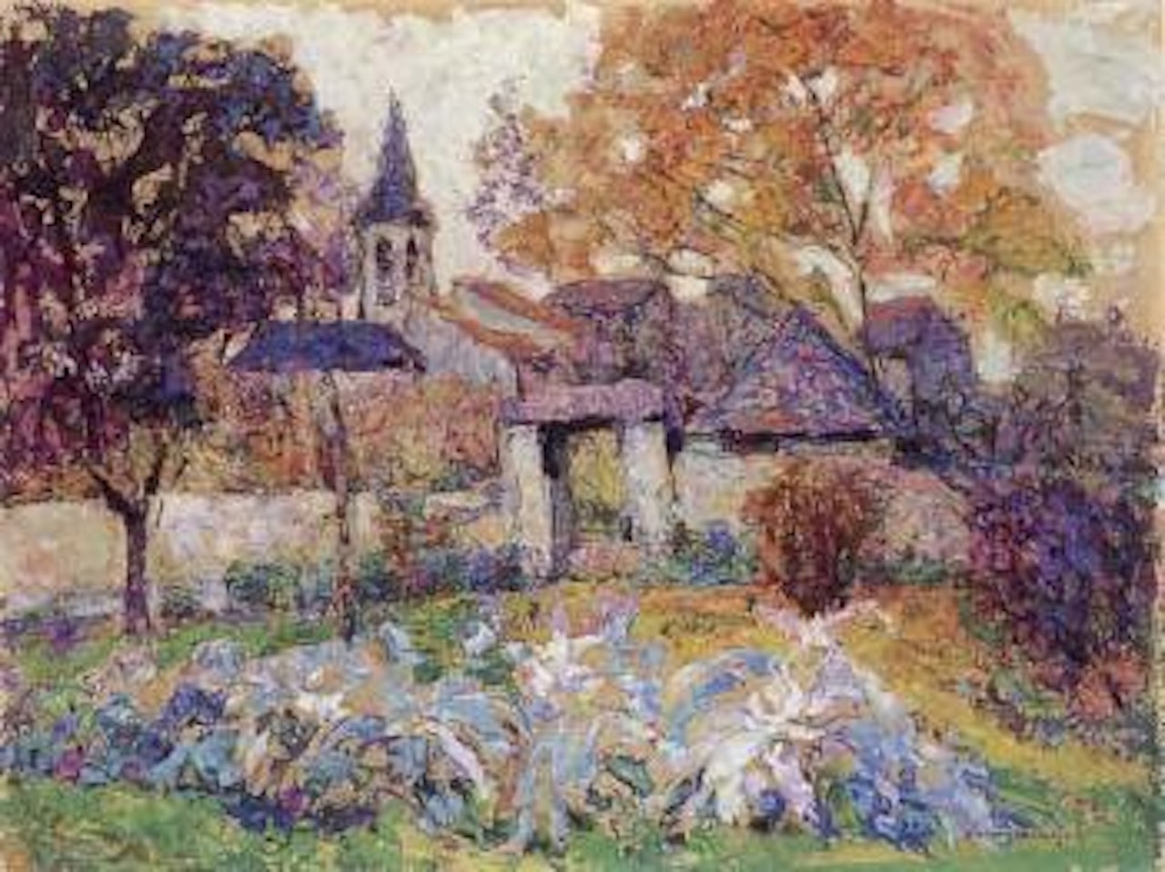 Clocher de l'eglise by Victor Charreton