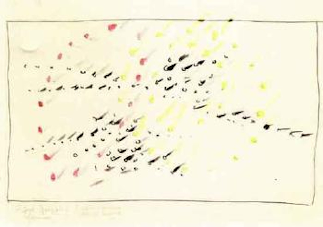 Study for ceiling by Lucio Fontana