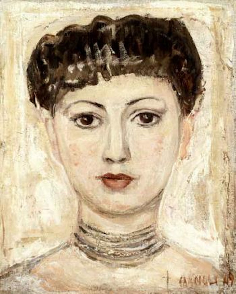 Portrait of woman by Massimo Campigli