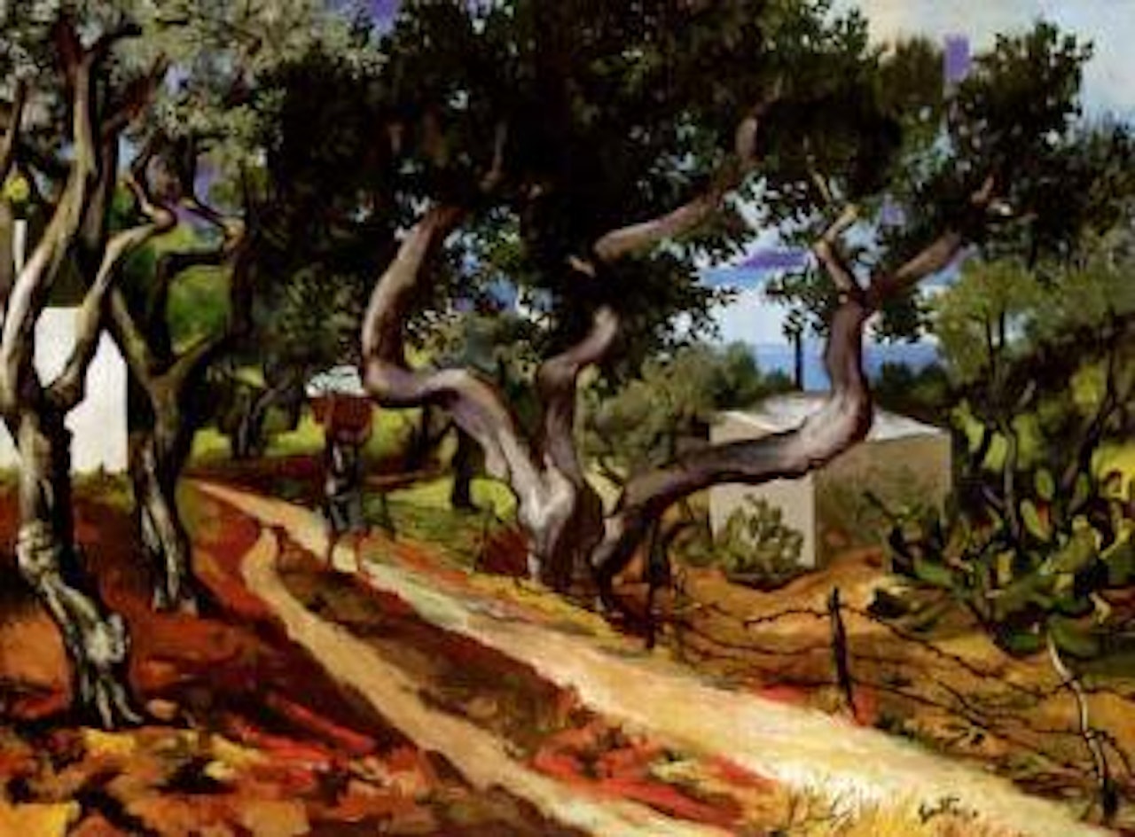 Landscape in Anacapri by Renato Guttuso