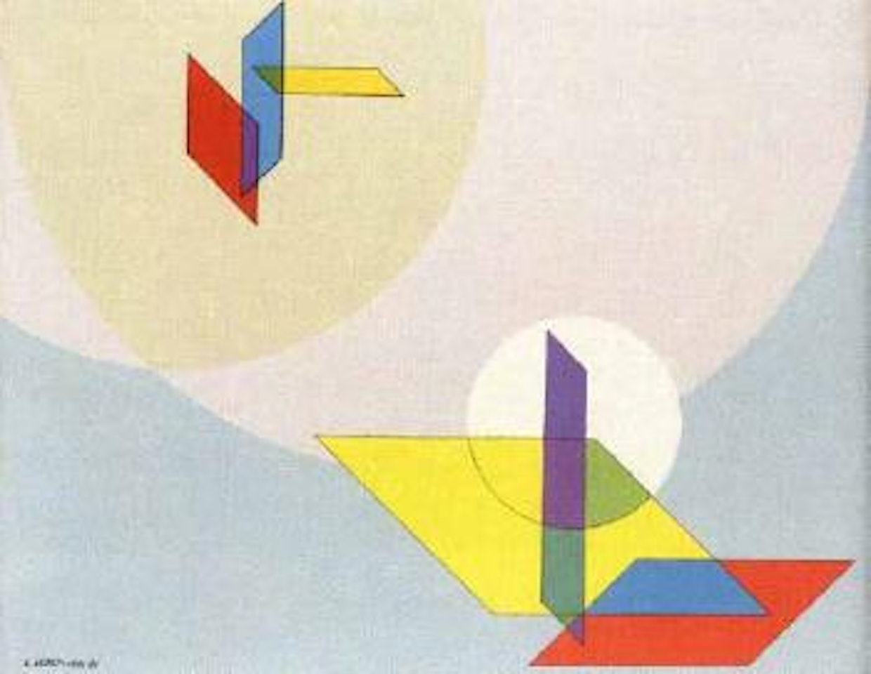 Composition KF17 by Luigi Veronesi