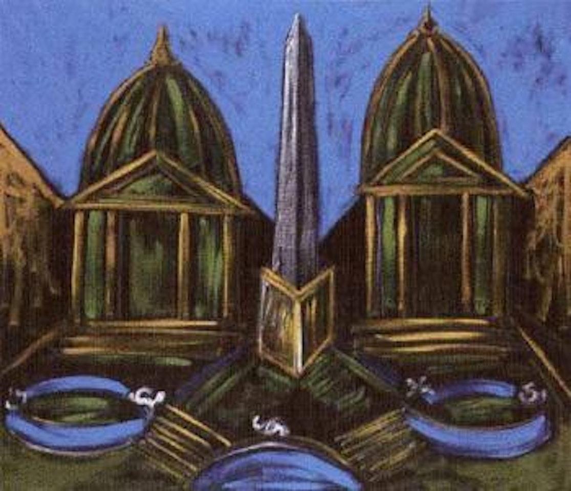 Popolo Square by Tano Festa