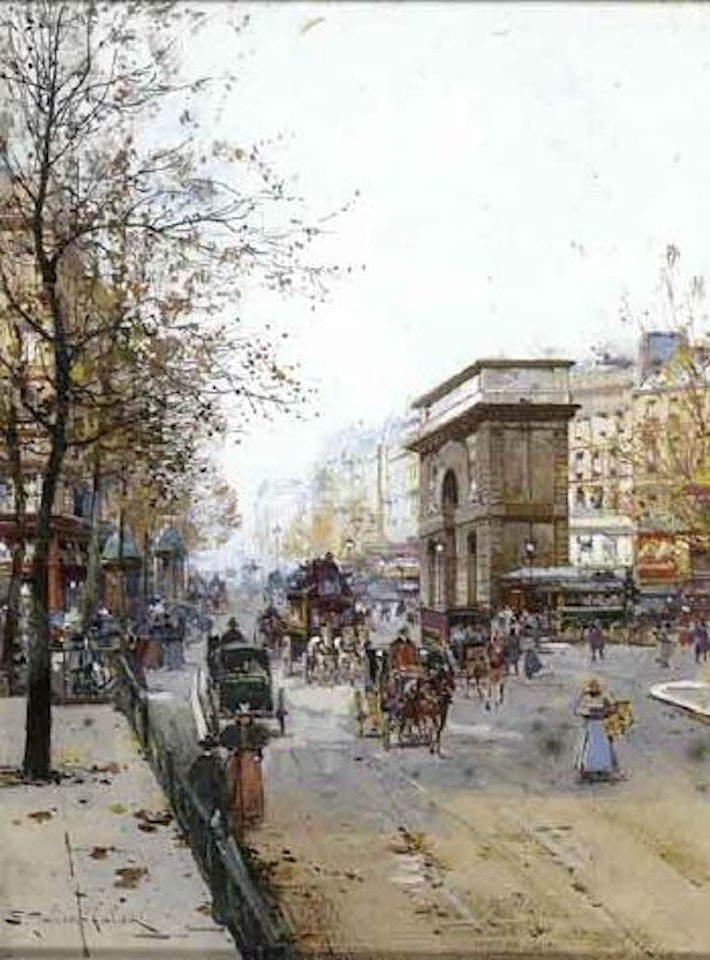 Porte Saint-Martin by Eugene Galien-Laloue