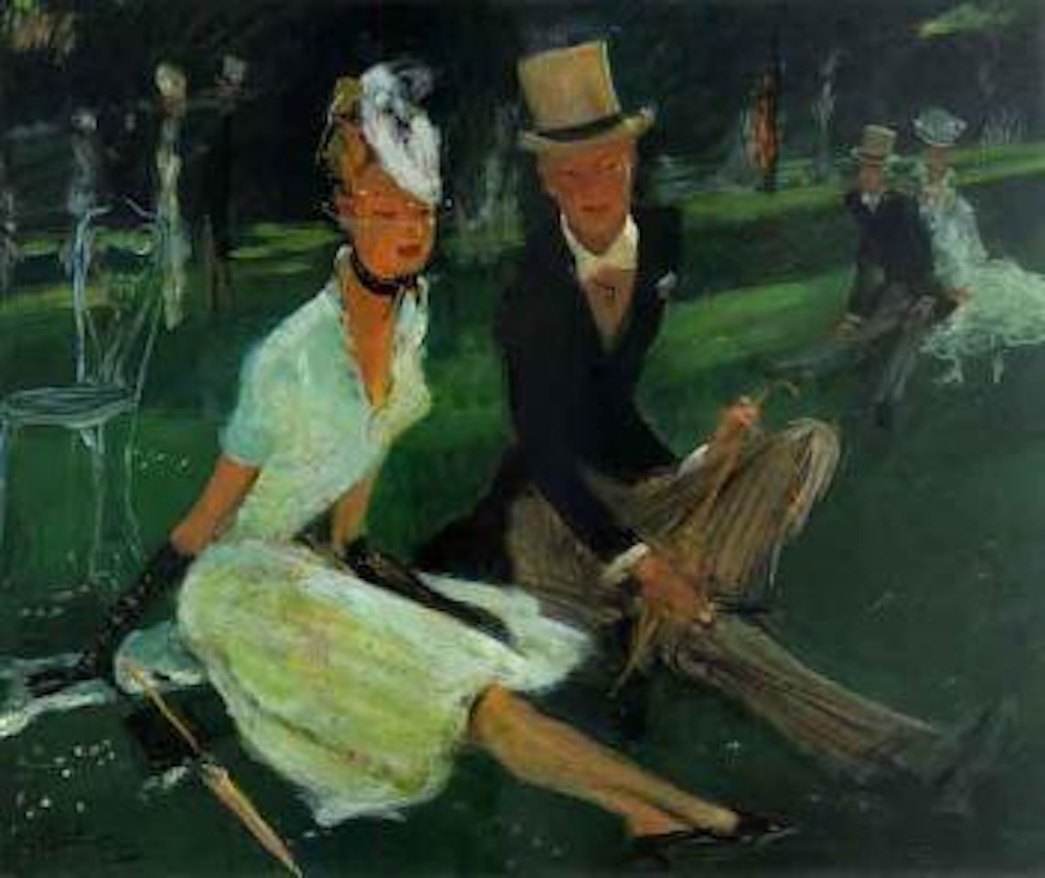 Aux courses by Jean Gabriel Domergue