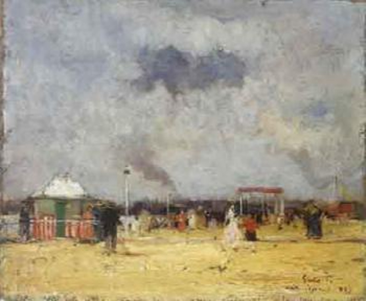 Scene de plage by François Gall