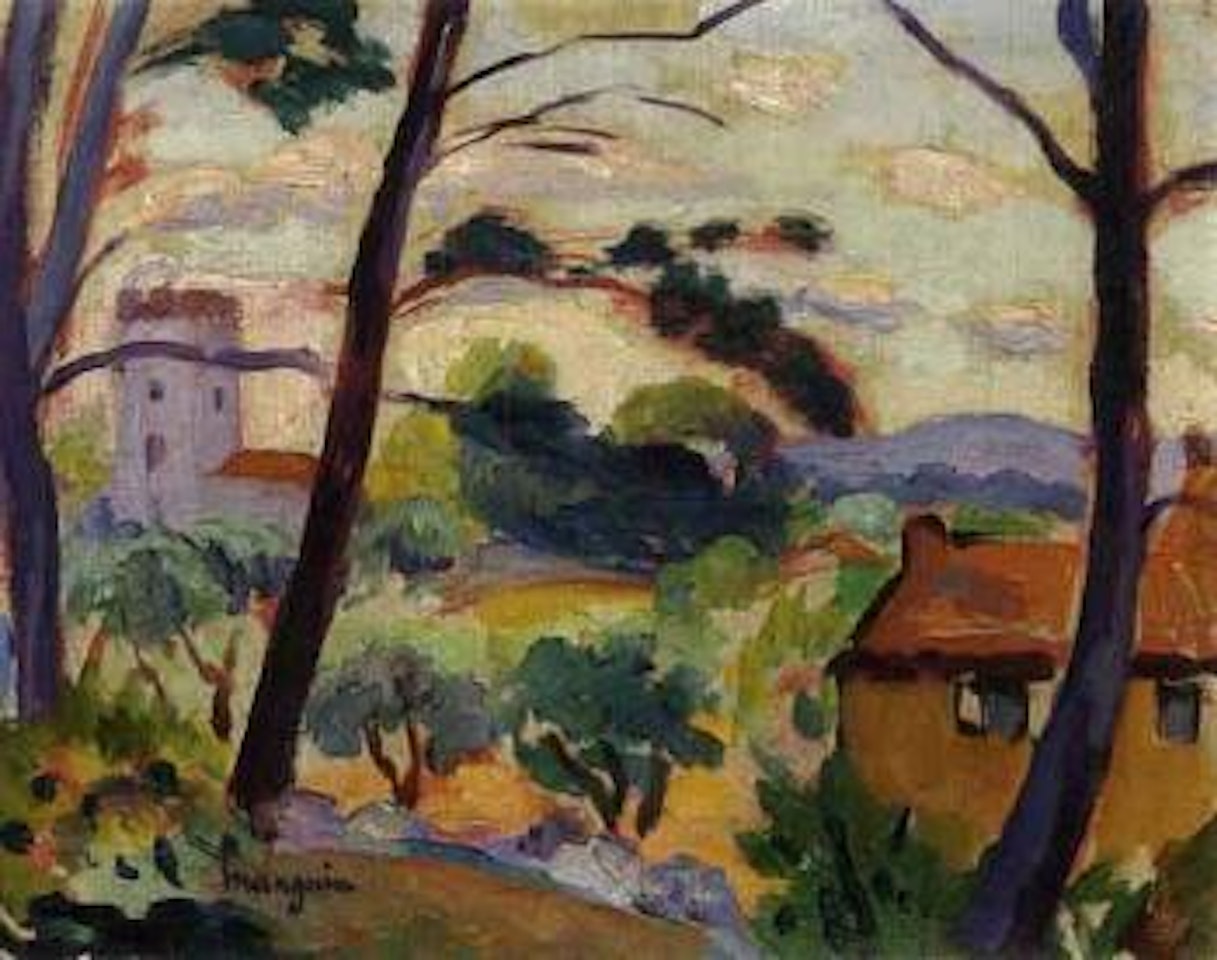 Paysage provencal by Henri Manguin