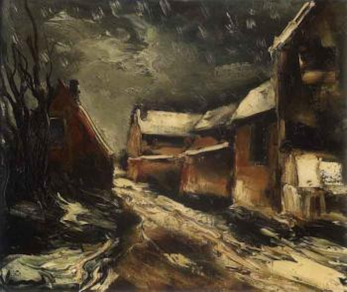 Village sous la neige by Maurice de Vlaminck