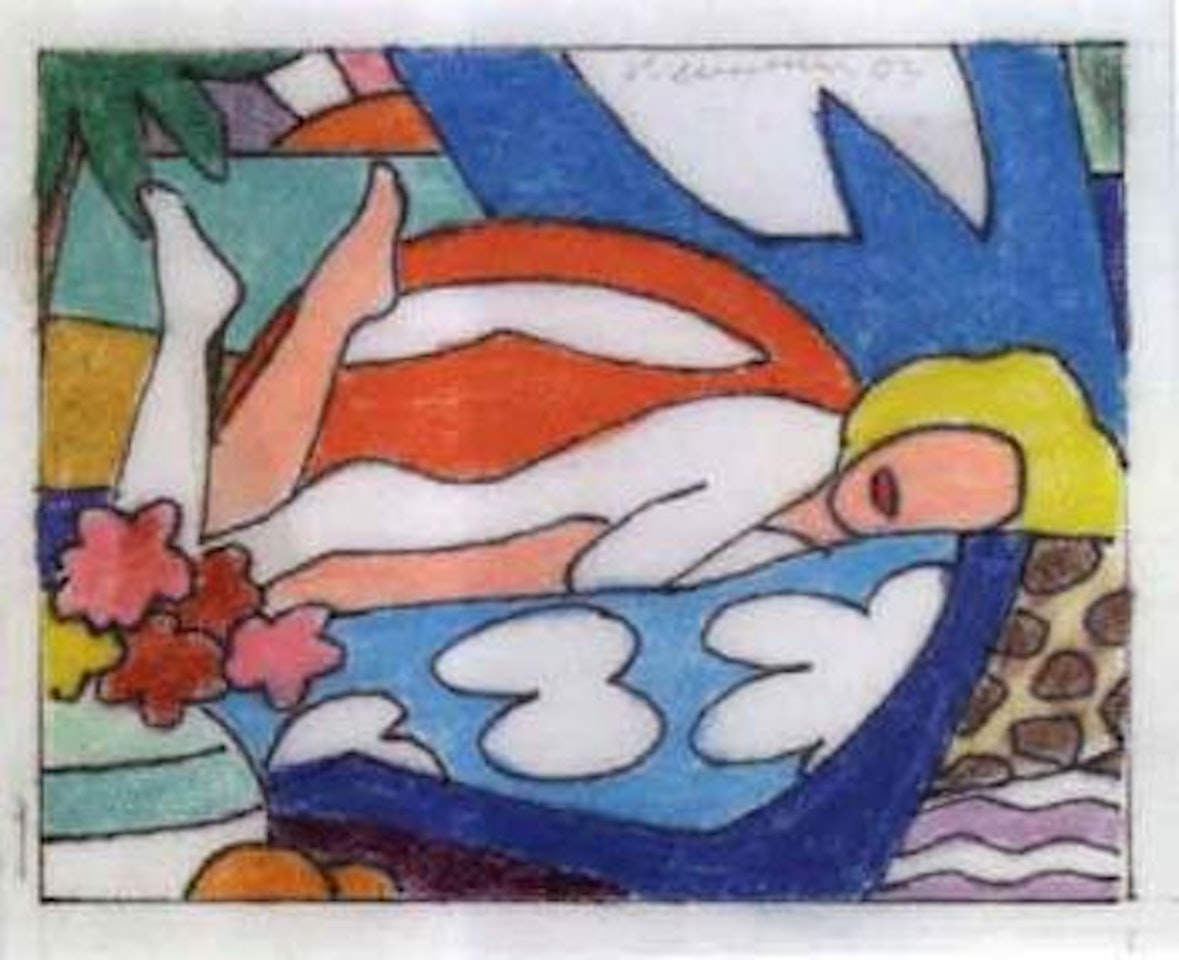 Sunset nude by Tom Wesselmann