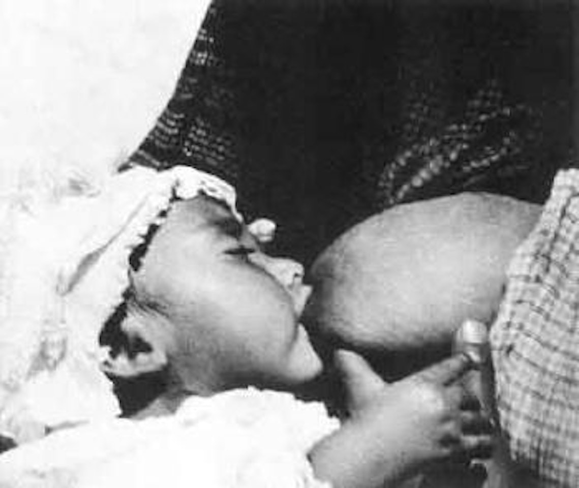 Untitled, baby nursing by Tina Modotti
