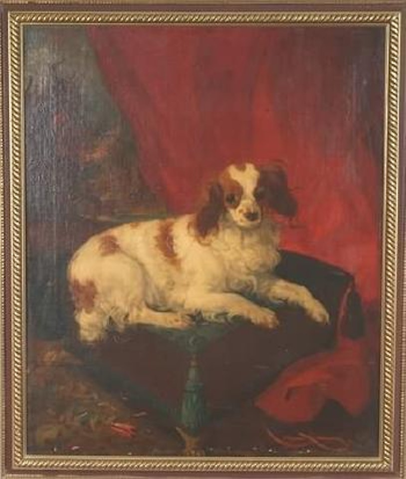 King Charles Spaniel portrait by Richard Ansdell