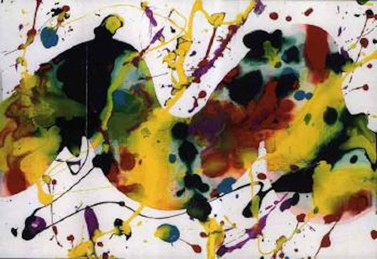 Her unwinding by Sam Francis