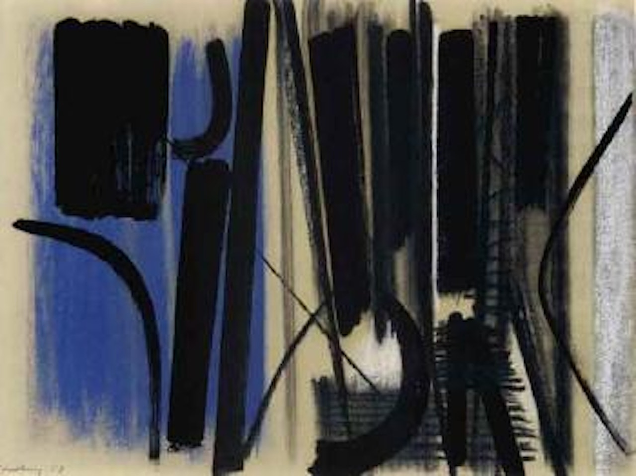 Untitled - composition by Hans Hartung
