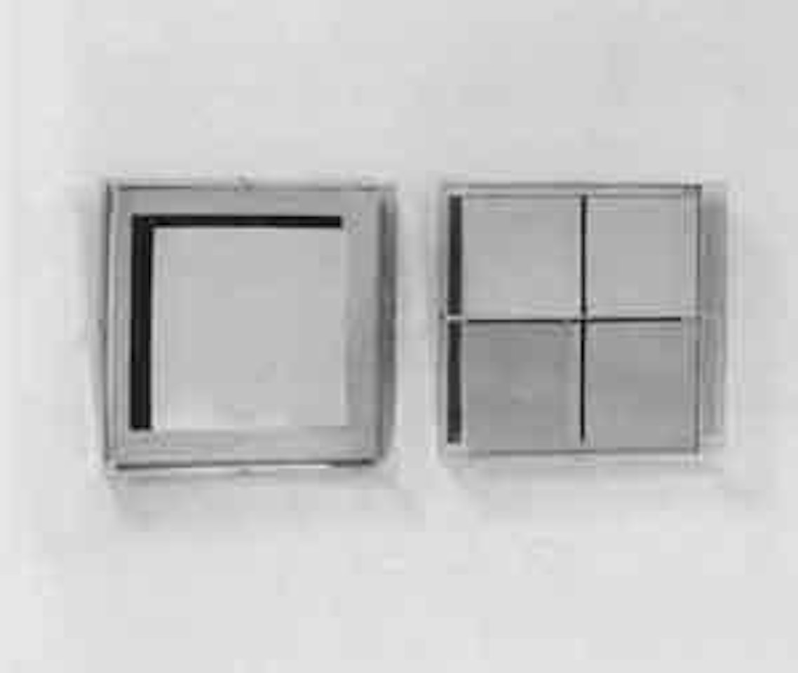 Mirror object by Adolf Luther