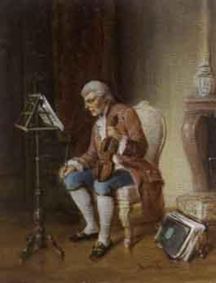 Violinist by Hermann Kern