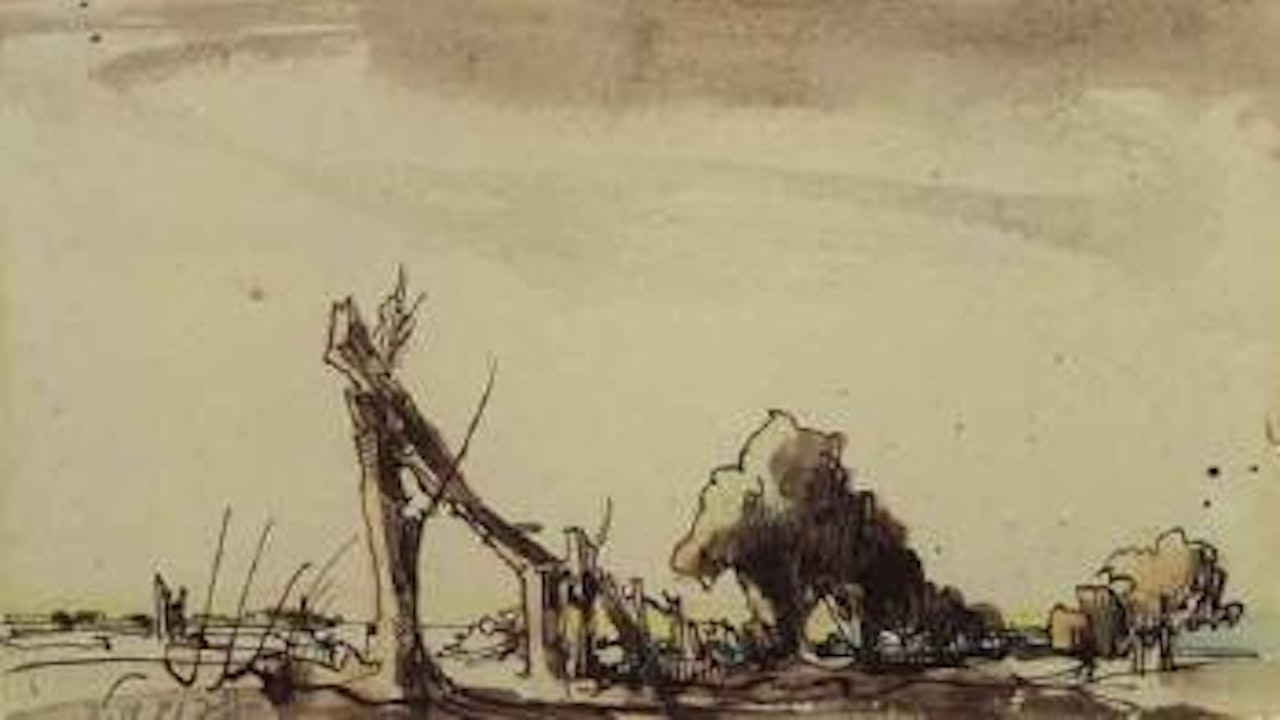 Landscape by Horst Janssen