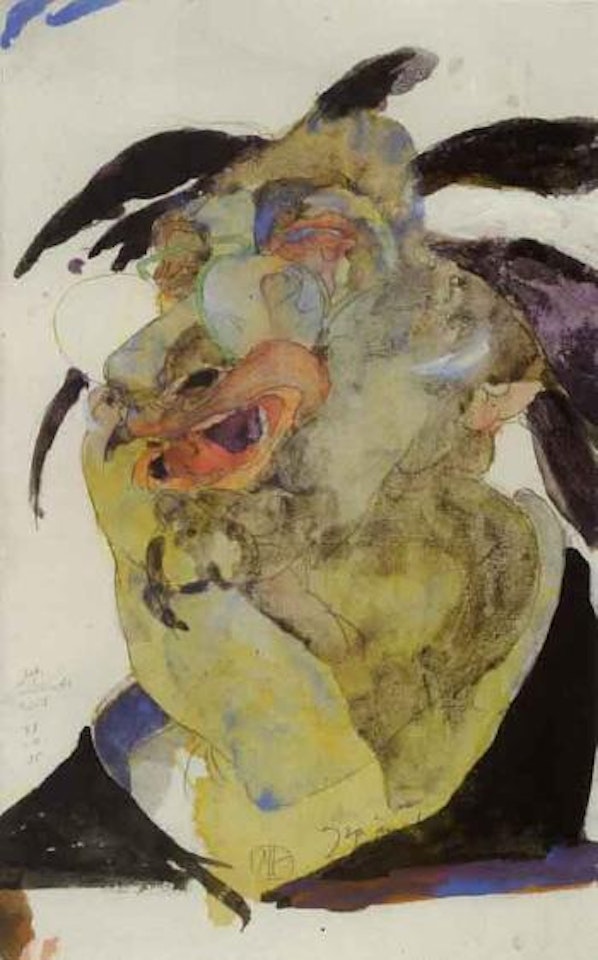 Self-portrait by Horst Janssen