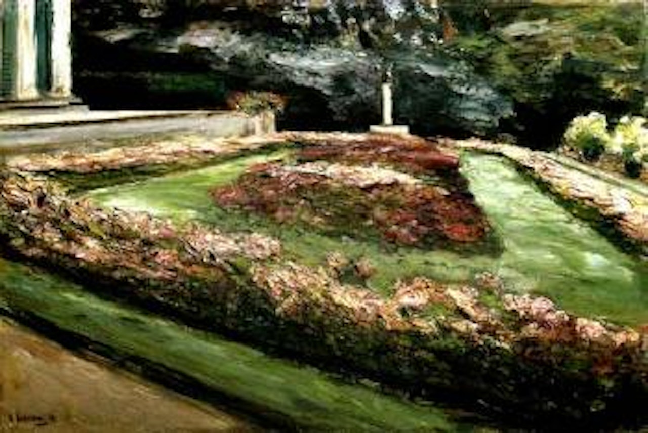 Flowering terrace in the gardens at Wannsee by Max Liebermann